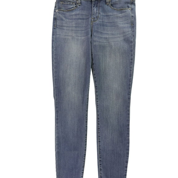 DSTLD Womens Mid-Rise Skinny Fit Jeans, Blue, 31