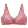 thumbnail image 2 of Abcnature Women Full Coverage Bras Oversized Non-wired Bras Glossy Push-up Back Bras, 2 of 3