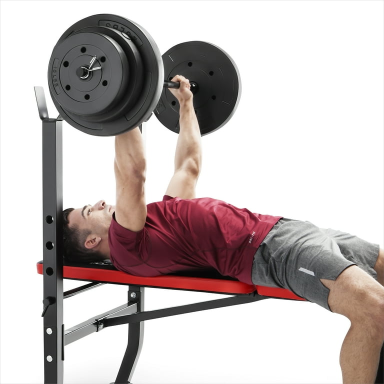 Marcy Standard Bench with 100 lb. Weight Set PM 2084 Walmart