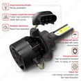 thumbnail image 4 of Combo 9008 H13 LED Headlight Hi/Low Beam Bulb 6000K 72W 9000LM Fog Ligh, 4 of 15