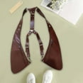 thumbnail image 6 of yuksok Hidden Underarm Shoulder Bag Bag for Running Costume Parties Cosplay Deep Brown, 6 of 9