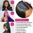thumbnail image 5 of Brazilian Straight Human Hair Lace Front Wigs Glueless Human Hair Wigs, 5 of 5