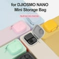 thumbnail image 2 of Mini Storage Bag for Nano Gimbal, PU Travel Protective Case with Hook, Small Accessory Pouch, 2 of 8