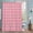 Pink, variant on Red White Grid Gingham Shower Curtain Set with Hooks, Abstract Modern Minimalist Stripe Checked Water Repellent Sturdy Shower Curtains for Bathroom Decoration, Machine Washable 72x72 Inch