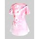 thumbnail image 2 of Camiseta Talla Extra & Coderas Curvo Sakura Rosegal Camisetas tallas grandes, 2 of 5