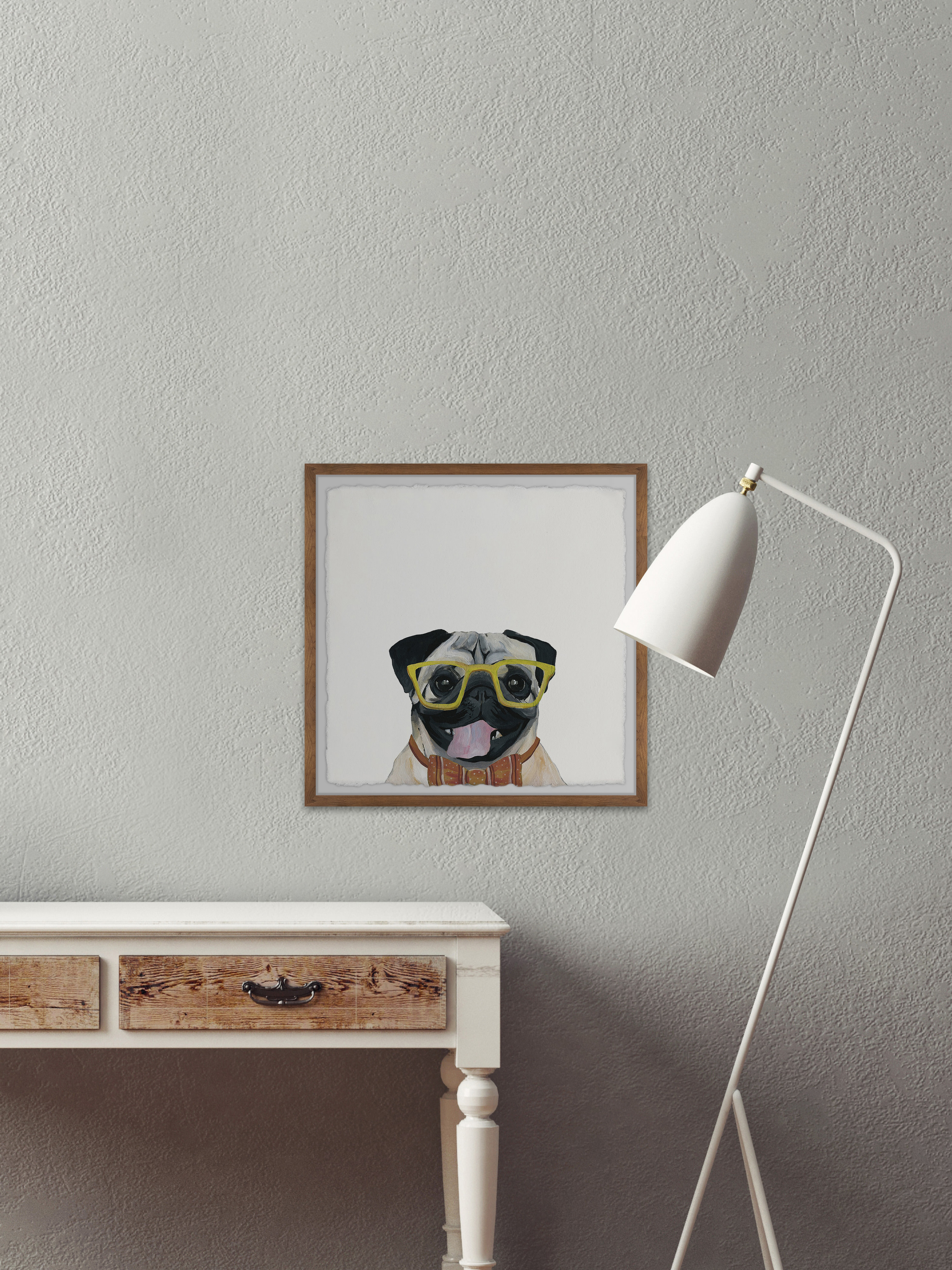 Marmont Hill "Stylish Pups" Framed Painting Print