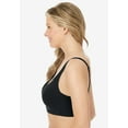 thumbnail image 3 of Catherines Women's Plus Size Wireless Front-Close Cotton Comfort Bra, 3 of 4