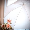 thumbnail image 2 of Anderson Umbrella Wedding Umbrella - 60" Umbrella - Manual Open - 10 Pack (White), 2 of 5