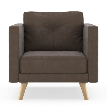 Mocha Suede Footwear - Lawson Armchair Micro Suede - Mocha