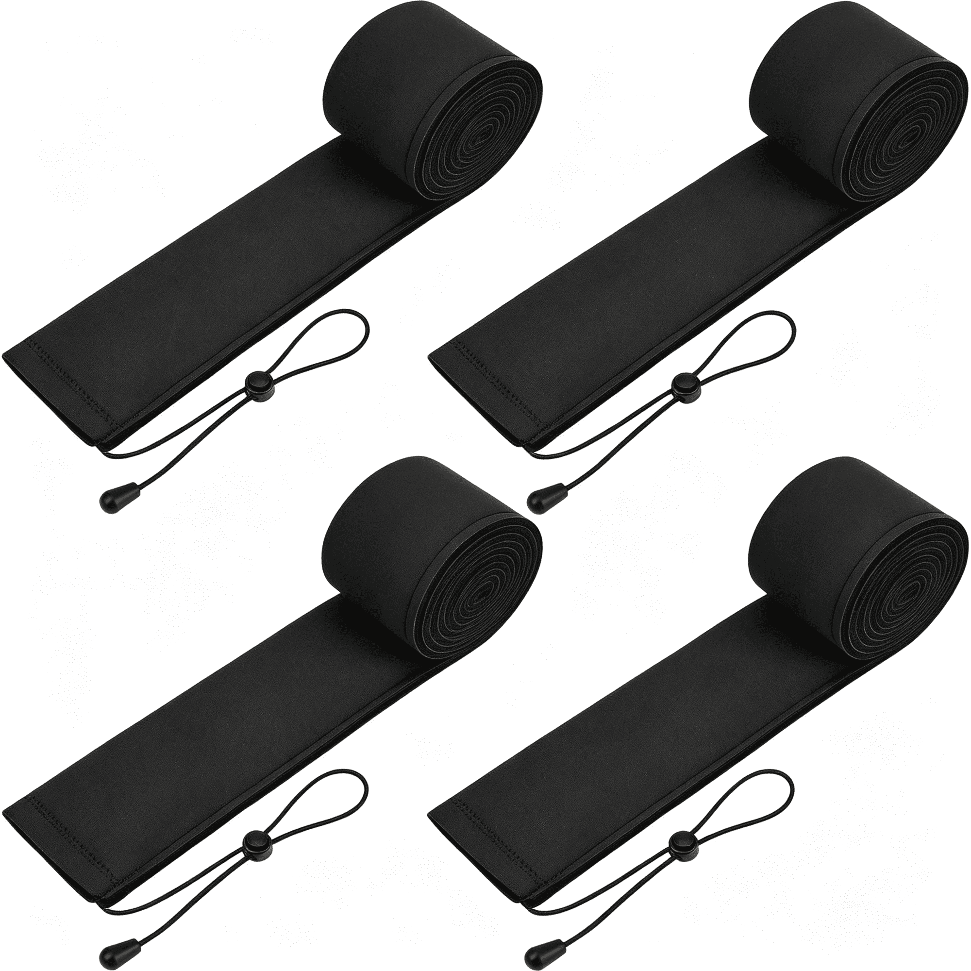 BESTSKY Neoprene Fishing Rod Sleeve Rod Socks Puncture Resistant Fishing Rods Cover for Storage and Transportation Protective Case for Casting Trolling Spinning Rods