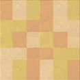 thumbnail image 1 of Ahgly Company Indoor Square Patterned School Bus Yellow Area Rugs, 8' Square, 1 of 6