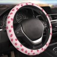 thumbnail image 4 of Cauagu Cute Pig Nose Print Car Steering Wheel Cover - Universal Car Accessory for Diverse Cars for Steering Wheel with a Diameter of 14.5"-15", 4 of 7