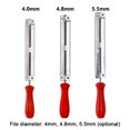 thumbnail image 4 of Riwcyla Wood Handle Chainsaw Sharpening File Chainsaw Sharpener Tool Steel Chainsaw Antirust Filing Sharpening Device Hand Tools, 4 of 6