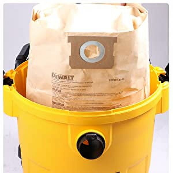 5 pezzi DXVA19-4101 sacchetti filtro antipolvere di ricambio compatibili con DEWALT sacchetto di raccolta da 6-10 galloni per Vacmaster VHBM