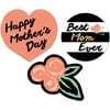 Big Dot of Happiness Best Mom Ever - Mother's Day DIY Shaped Party Cut-Outs - 24 Count