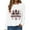 White, variant on Womens Sweatshirt Christmas Long Sleeve Crewneck Casual Print Pullover Tops