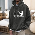 thumbnail image 1 of WILLBEST Sudaderas para Hombre, Moda Informal, con Estampado Parcial, con Capucha, Manga Larga, con Cordón y Capucha Chica, 1 of 3