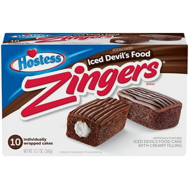 Hostess Devil,S Food Zingers, 12.7 Oz, 10 Count