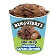 thumbnail image 3 of Ben & Jerry's Non-Dairy Chocolate Caramel Brownie Ice Cream Pint, 16 fl oz, 3 of 9
