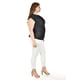 thumbnail image 2 of Blusa con cuello drapeado Roman Fashion / Tallas Extras, 1740 (Negro) negro 42, 2 of 6