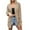 Khaki, variant on Cavosen Women's Knit Sweaters V Neck Tunic Length Cardigan with Pocket Long Sleeve Stretch Open Front Outerwear Coats