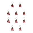 thumbnail image 3 of Inteprter Metal Keychain Pepper Rings Home Door Woman Handbag Man Keyrings Holder Chili Key Fashion Portable Hanging Car Chain uno 10piezas, 3 of 6