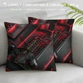 thumbnail image 3 of JEUXUS Gamer Throw&nbsp;Pillow&nbsp;Cover Black Pillow&nbsp;Cover Modern Novelty Games Cushion Case Boys Teens Kids Electronic Game Console Player Gaming Decorative&nbsp;, 3 of 5