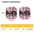 thumbnail image 5 of KUIFORTI Cherry Blossom Car Sun Shade Windshield for SUV Truck Van Sedan, 2 Pieces Foldable Car Shades for Front Windows, Universal for SUV Trucks Sedan, 5 of 5