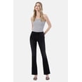 thumbnail image 4 of Flying Monkey - Mid-Rise Bootcut Jeans in Sleek Vintage Black (32" Inseam) - F5291, 4 of 10