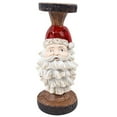 thumbnail image 3 of Fufafayo under $5 Santa Claus Candlestick, Snowman Home Decor for Christmas, Resin Tabletop Decoration Piece, Festive Centerpiece for Living Room, Holiday Themed Decor Item, 3 of 9