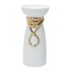 thumbnail image 2 of Portavelas de pilar Cerámica Accesorio fotográfico Artesanía Portavelas Candelabro Soporte para fiesta Halloween Cumpleaños Navidad Granja oro 12cmx25.5cm, 2 of 9