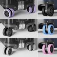 thumbnail image 4 of 8 Pcs Protecteurs de Roues de Valise en Silicone Chaussures de Roulette de Voyage Housse de Protection pour Valise Accessoires Bleu, 4 of 5