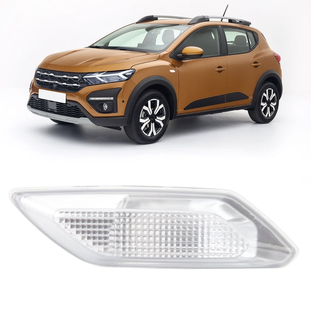 Side Marker Light Indicator Stylish Look Easy Installation Side Marker Light Side Clearance Indicator Lamp Side Marker Clearance Light Indicator Replacement for Dacia Sandero