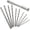 Silver, variant on Clearance! Nomeni Drill Ki Mini Micro Aluminum Hand Drill with Keyless Chuck 10Pc Twist Drill Bit Rotary Tools Silver