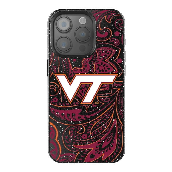 Keyscaper Virginia Tech Hokies Paisley Bling iPhone Case
