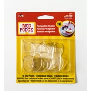 Mod Podge Acrylic Shapes Clear 18 Pc