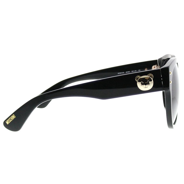 Moschino Ladies Black Oval Sunglasses MOS013/S08079O56  display picture 2