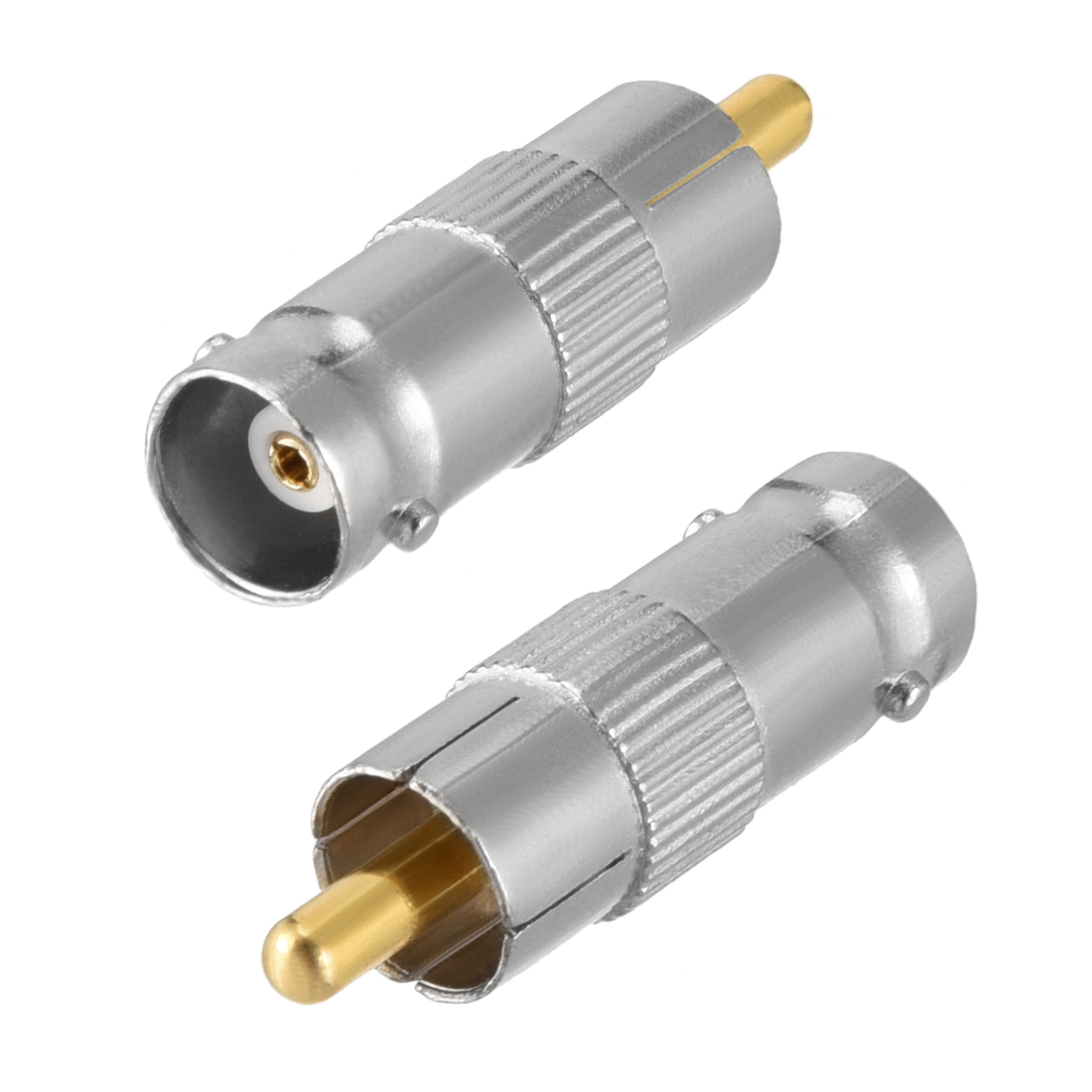 BNC Female to RCA Male Axial Connectors with Brass Pin 2pcs | Walmart ...