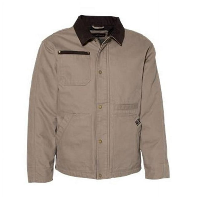 DRI DUCK Rambler Boulder Cloth Jacket, S, Gravel