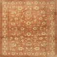 thumbnail image 1 of Ahgly Company Machine Washable Indoor Square Traditional Orange Area Rugs, 3' Square, 1 of 7