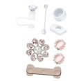 thumbnail image 2 of Conjunto de accesorios de taza, encantos, regalo ideal reutilizable para vaso, elegante tapón a prueba de derrames, piezas de decoraciones de copa de adornos Estilo a, 2 of 8