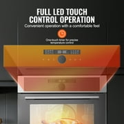 KFFKFF 24 Electric Built-in Wall Oven, 16 Cooking Modes, 2.68 Cu.Ft Capacity, 3150W Power, Includes Timer, Baking Rack, and Tray for Home Kitchens