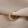 thumbnail image 2 of Woman Opening Ring Geometric Zircon Rings Decorations Style Dating Jewelry Dating, 2 of 6