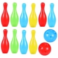 thumbnail image 1 of BRIGHTFUFU Juego de bolos para niños, juguete de bolos interesante, resistente al desgaste, 1 Juego, 1 of 7