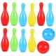thumbnail image 1 of Juego de bolos de plástico para niños, interesante Pin de bolos para el hogar, accesorio para niños, 1 Juego, 1 of 8