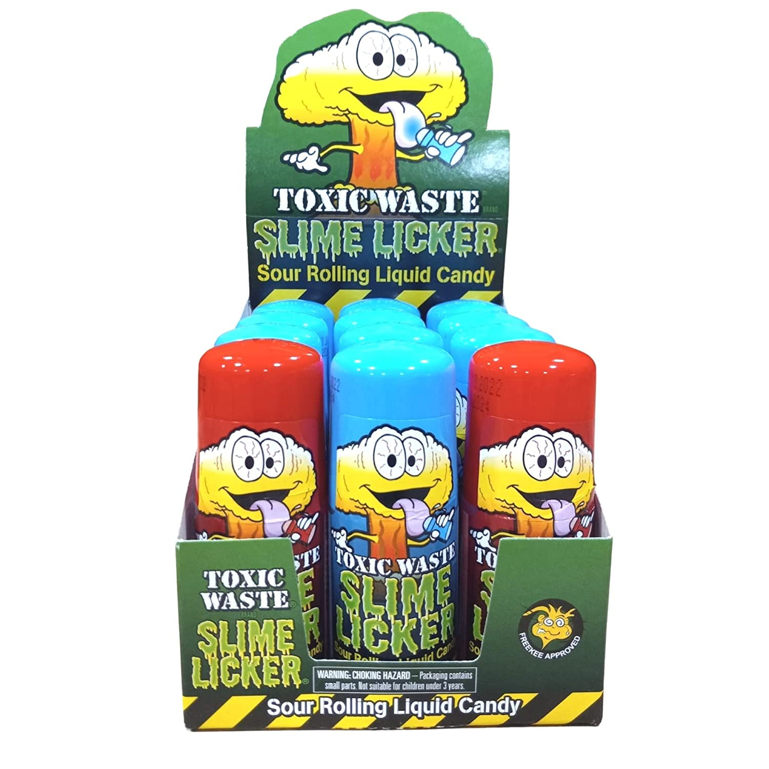 Sour Candy Slime Licker - Sour Rolling Liquid Candy - 3-Pack of