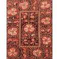 thumbnail image 1 of Ahgly Company Machine Washable Indoor Rectangle Abstract Orange Area Rugs, 2' x 4', 1 of 7