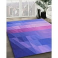 thumbnail image 2 of Ahgly Company Indoor Square Patterned Purple Mimosa Purple Area Rugs, 3' Square, 2 of 6