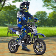 thumbnail image 5 of Sunderwell DB1 Gasoline 50CC Dirt Bike, BLUE, 5 of 8