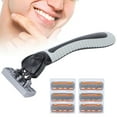 thumbnail image 4 of Maquinilla de Afeitar ANGGREK Para Hombres Acero Inoxidable Blanco Plateado Otros, 4 of 8